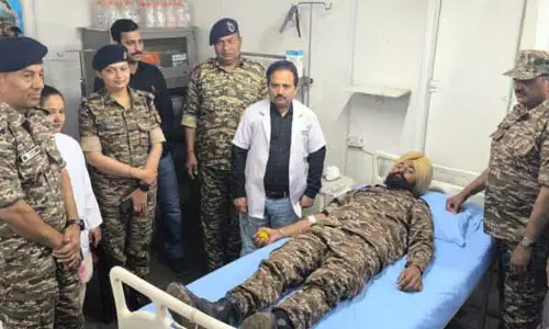137 बटालियन CRPF ने रक्तदान शिविर का आयोजन किया