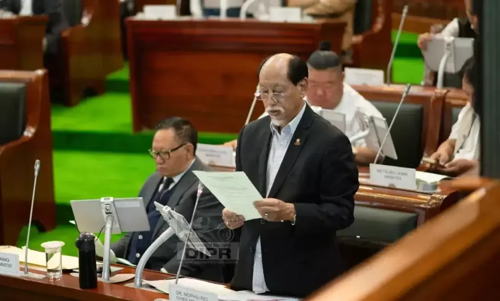 Nagaland विधानसभा में सालाना प्रशासनिक रिपोर्ट रखी गई Nagaland विधानसभा में सालाना प्रशासनिक रिपोर्ट रखी गई
