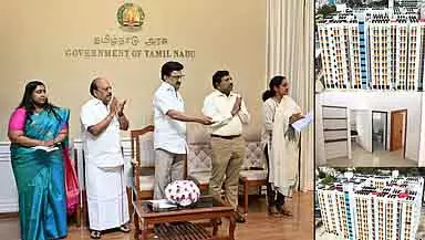 न्यू समथुवापुरम, अपार्टमेंट्स: CM स्टालिन ने उद्घाटन किया न्यू समथुवापुरम, अपार्टमेंट्स: CM स्टालिन ने उद्घाटन किया