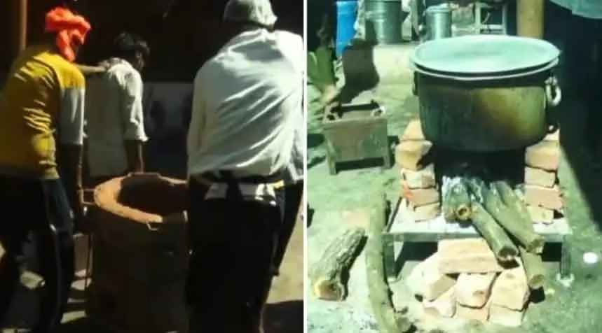 Gwalior में कमर्शियल गैस सिलेंडर पर रोक से शादियों पर असर; लकड़ी और कोयले के चूल्हे पर बन रहा खाना Gwalior में कमर्शियल गैस सिलेंडर पर रोक से शादियों पर असर; लकड़ी और कोयले के चूल्हे पर बन रहा खाना