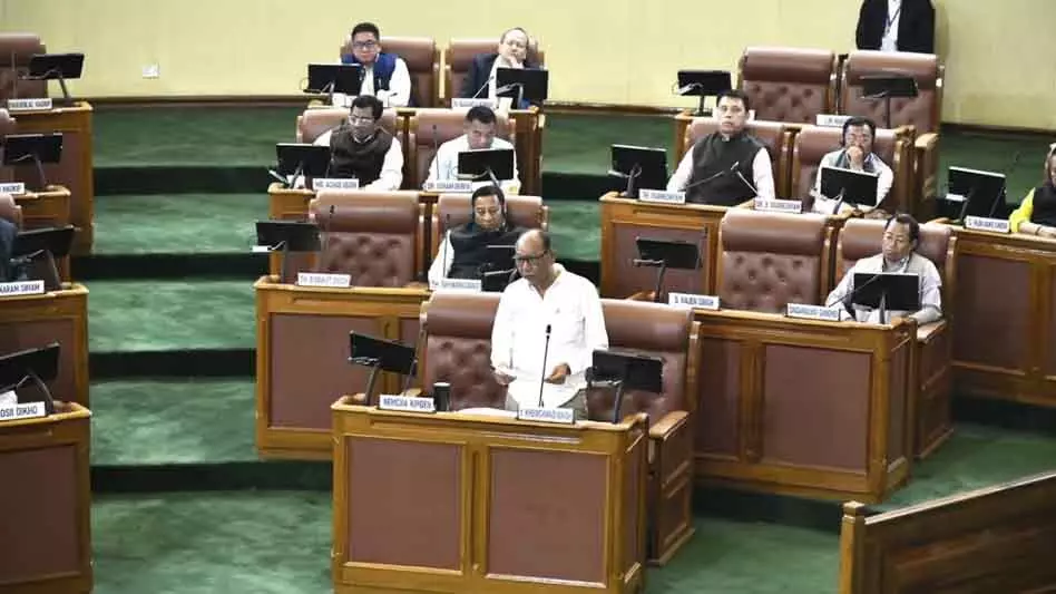 Manipur विधानसभा ने ₹5,471 करोड़ की 14 ग्रांट डिमांड पास की Manipur विधानसभा ने ₹5,471 करोड़ की 14 ग्रांट डिमांड पास की