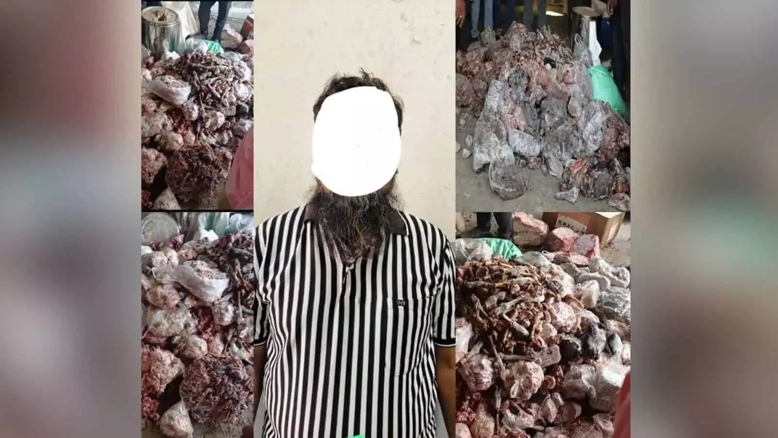 Hyderabad में 300 किलो सड़ा हुआ बकरा, भेड़ का मांस जब्त, 1 गिरफ्तार