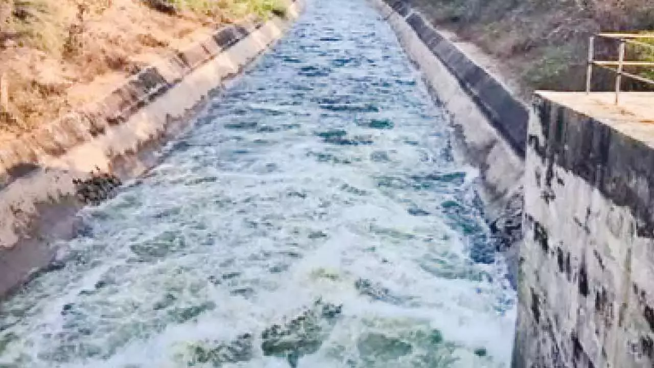 Telangana: SRSP का पानी छोड़े जाने से किसानों को राहत मिली