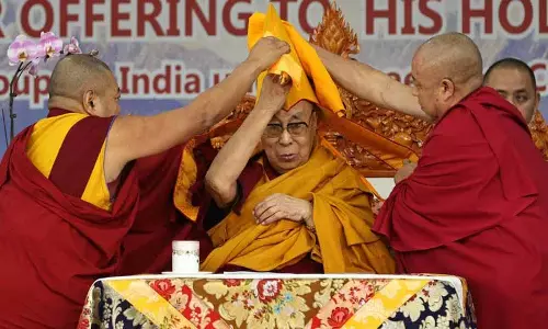 McLeodganj में दलाई लामा के लिए लंबी उम्र की प्रार्थना की गई McLeodganj में दलाई लामा के लिए लंबी उम्र की प्रार्थना की गई