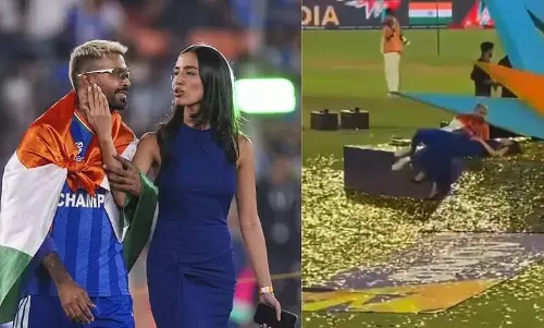 तिरंगे के साथ ‘obscene behaviour’ को लेकर हार्दिक पांड्या के खिलाफ शिकायत