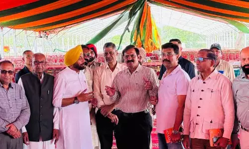 Moga में अमित शाह की रैली के लिए बीजेपी तैयार Moga में अमित शाह की रैली के लिए बीजेपी तैयार
