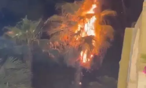ललित महल होटल में शादी समारोह के दौरान आग, मचा हड़कंप ललित महल होटल में शादी समारोह के दौरान आग, मचा हड़कंप