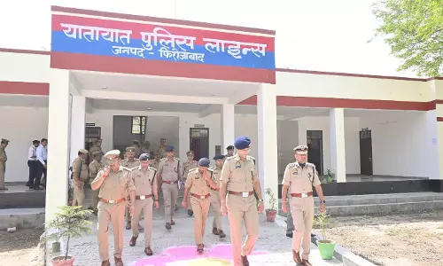 Firozabad: डीआईजी की निगरानी में वार्षिक निरीक्षण और भवन लोकार्पण