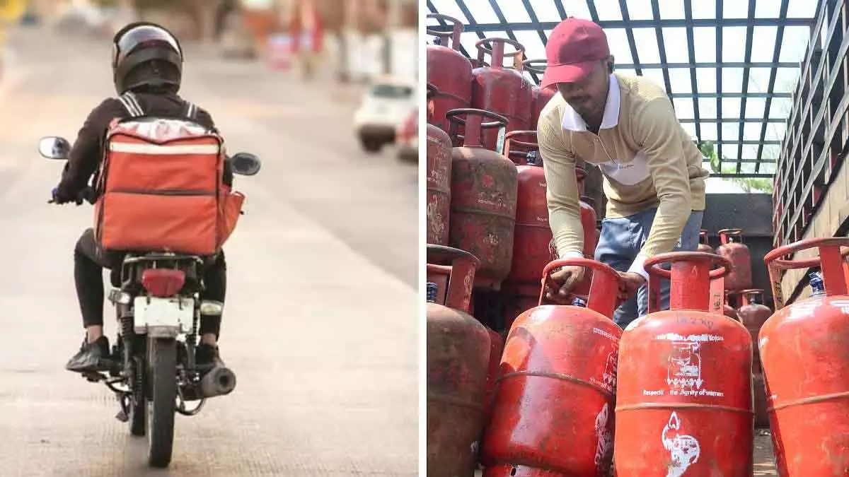 LPG की कमी से फ़ूड डिलीवरी ठप होने से गिग वर्कर्स भुखमरी का सामना कर रहे है LPG की कमी से फ़ूड डिलीवरी ठप होने से गिग वर्कर्स भुखमरी का सामना कर रहे है