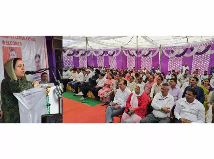 जम्मू-कश्मीर में हेल्थकेयर की पहुंच बढ़ाई जा रही है: Sakina जम्मू-कश्मीर में हेल्थकेयर की पहुंच बढ़ाई जा रही है: Sakina