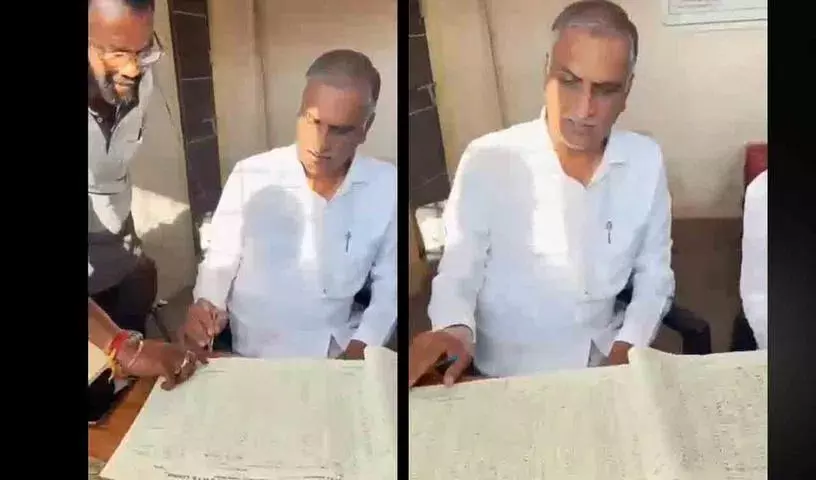 Harish Rao ने डिगवाल सबस्टेशन का निरीक्षण किया Harish Rao ने डिगवाल सबस्टेशन का निरीक्षण किया