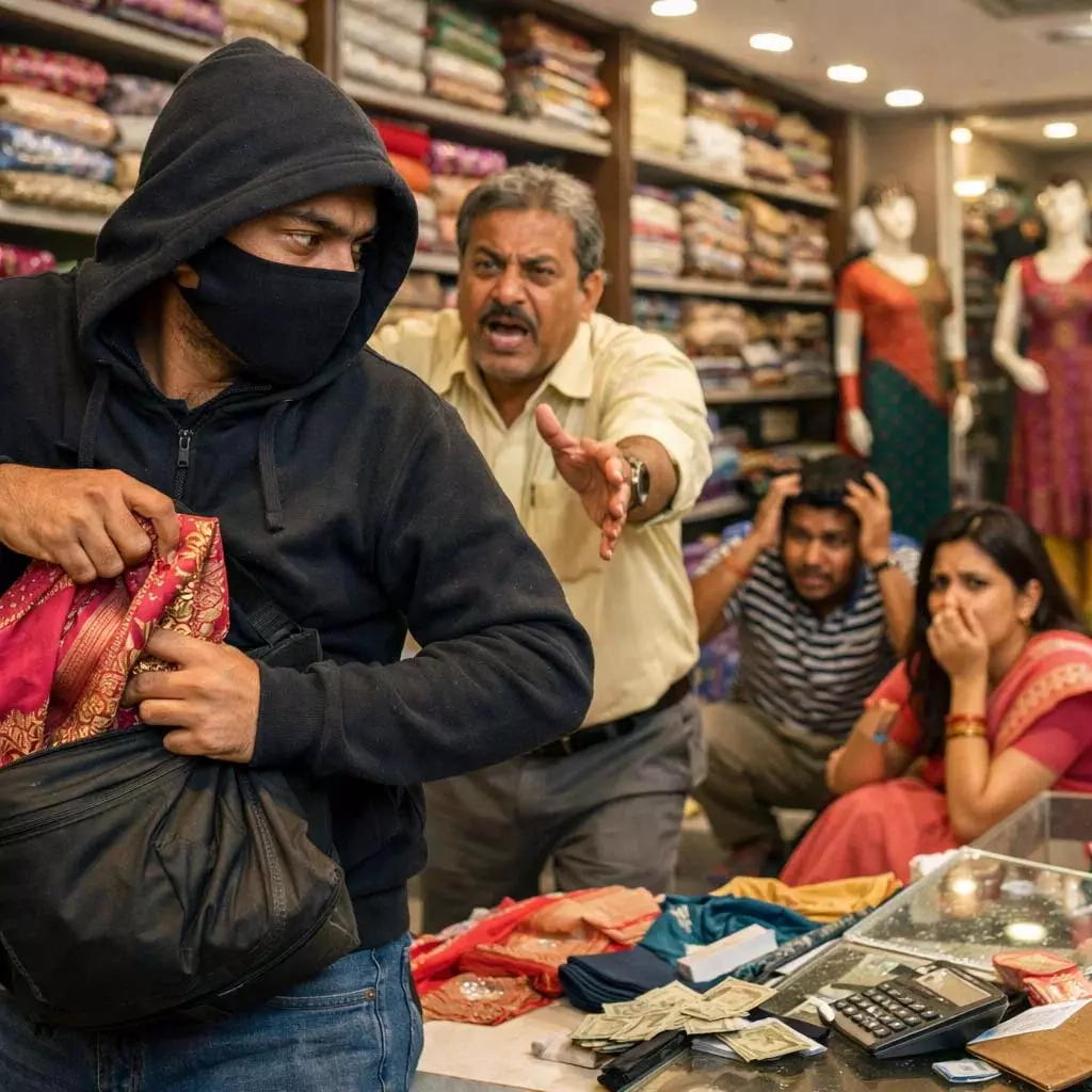 शटर का ताला तोड़कर लाखों के सामान और नगद की चोरी शटर का ताला तोड़कर लाखों के सामान और नगद की चोरी