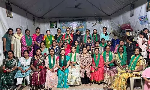 Anekal : किसान महिलाओं की ओर से महिला दिवस Anekal : किसान महिलाओं की ओर से महिला दिवस