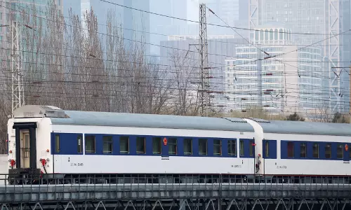 उत्तर कोरिया को China से जोड़ने वाली ट्रेन 6 साल में पहली बार बीजिंग पहुंची