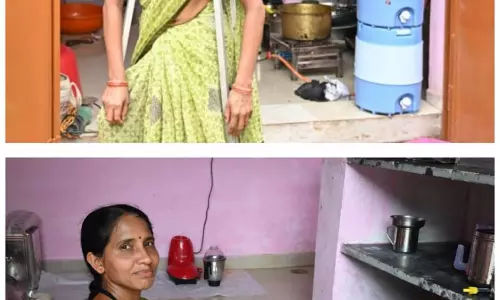 बैसाखियों के सहारे भी बुलंद हौसला, दिव्यांग विश्नोई बनीं आत्मनिर्भरता की मिसाल बैसाखियों के सहारे भी बुलंद हौसला, दिव्यांग विश्नोई बनीं आत्मनिर्भरता की मिसाल