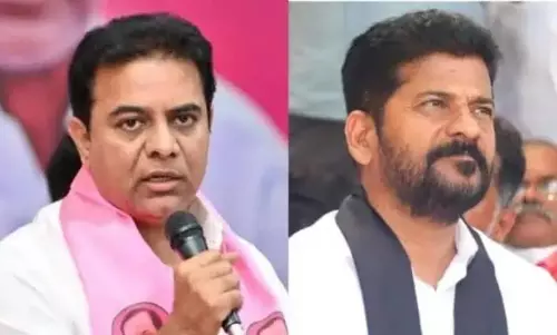रेवंत रेड्डी की बेनामी फर्म को 2,500 करोड़ रुपये के ठेके दिए गए: KTR ने केंद्रीय जांच की मांग की