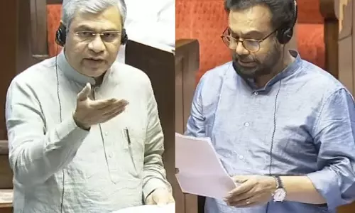 Ashwini Vaishnaw और John Brittas के बीच राज्यसभा में तीखी बहस Ashwini Vaishnaw और John Brittas के बीच राज्यसभा में तीखी बहस