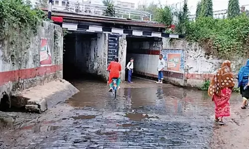 Sheoraphuli में जलभराव से यात्रियों को परेशानी