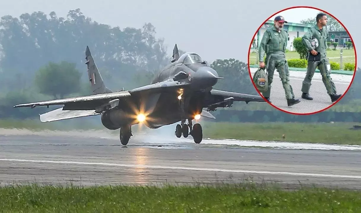 Jalandhar: एयर चीफ ने MiG-29 उड़ाकर परखी वायुसेना की ऑपरेशनल क्षमता Jalandhar: एयर चीफ ने MiG-29 उड़ाकर परखी वायुसेना की ऑपरेशनल क्षमता