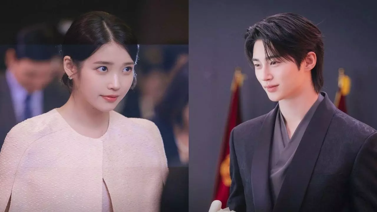 IU और Byeon Woo Seok Perfect Crown के टीज़र में नकली शादी करते IU और Byeon Woo Seok Perfect Crown के टीज़र में नकली शादी करते
