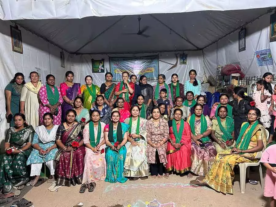 Anekal : किसान महिलाओं की ओर से महिला दिवस Anekal : किसान महिलाओं की ओर से महिला दिवस