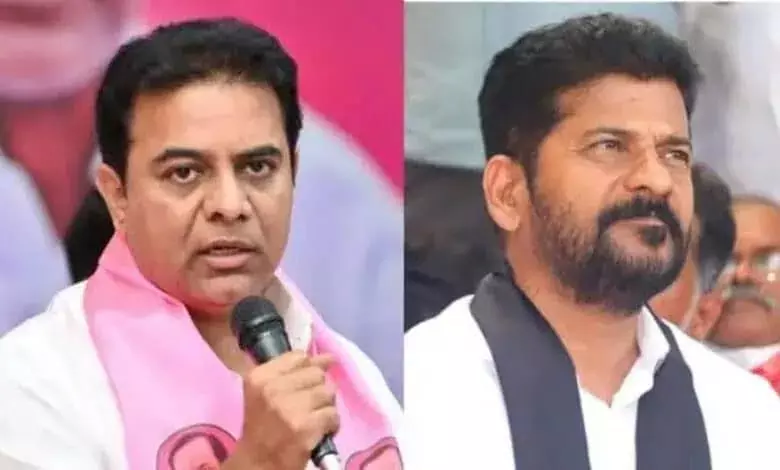 रेवंत रेड्डी की बेनामी फर्म को 2,500 करोड़ रुपये के ठेके दिए गए: KTR ने केंद्रीय जांच की मांग की रेवंत रेड्डी की बेनामी फर्म को 2,500 करोड़ रुपये के ठेके दिए गए: KTR ने केंद्रीय जांच की मांग की