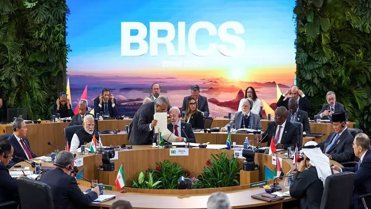 भारत पश्चिम एशिया पर साझा रुख के लिए BRICS सदस्यों के साथ चर्चा कर रहा: सूत्र