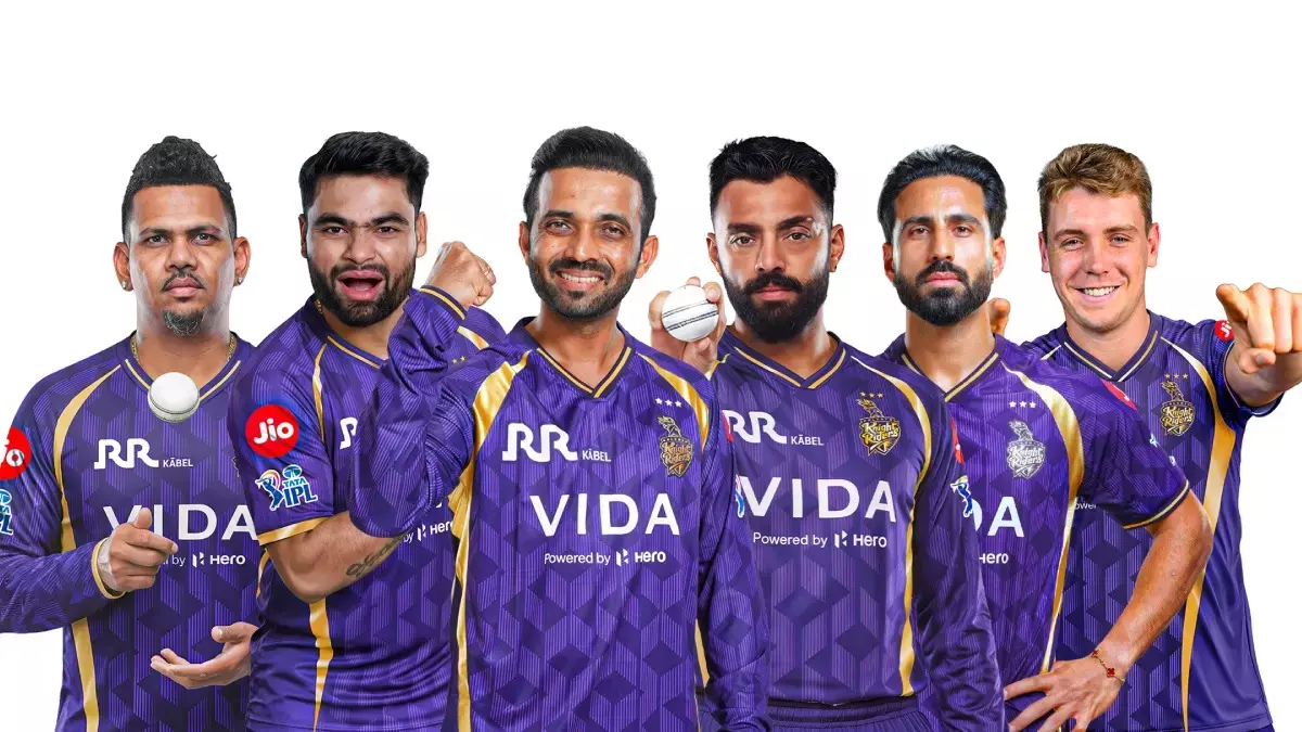 KKR ने IPL 2026 सीज़न से पहले अपनी नई जर्सी लॉन्च की