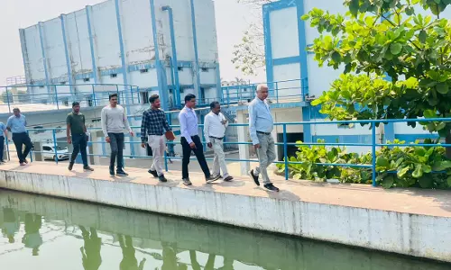 नगर निगम अपर आयुक्त लोकेश्वर साहू ने फिल्टर प्लांट की व्यवस्था देखी