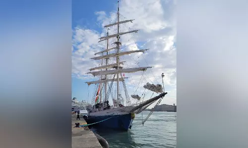 INS सुदर्शनी 22,000 नॉटिकल मील लंबे लोकायन-26 अभियान के हिस्से के रूप में माल्टा पहुंची