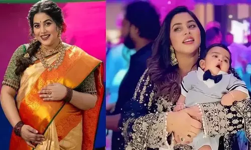 Mahalakshmi ने पूर्णा के घर में प्रवेश किया.. टॉलीवुड अभिनेत्री दूसरी बार माँ बनीं