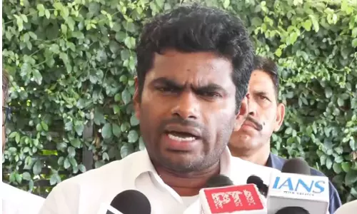 BJP के के. अन्नामलाई ने DMK पर घबराहट फैलाने का आरोप लगाया