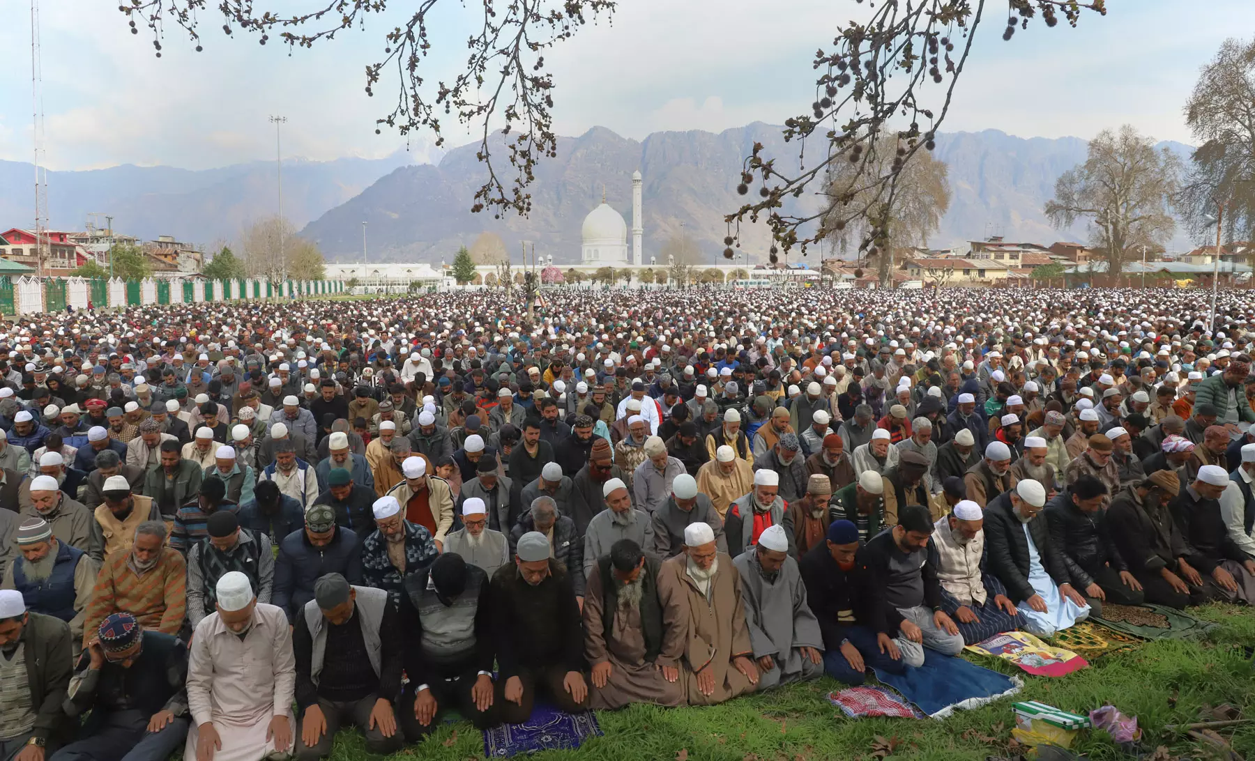 Srinagar: जुमा-उल-विदा पर हजरतबल में 80 हजार अकीदतमंदों ने की इबादत Srinagar: जुमा-उल-विदा पर हजरतबल में 80 हजार अकीदतमंदों ने की इबादत