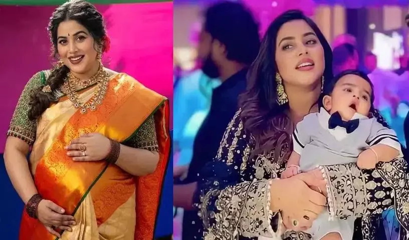 Mahalakshmi ने पूर्णा के घर में प्रवेश किया.. टॉलीवुड अभिनेत्री दूसरी बार माँ बनीं Mahalakshmi ने पूर्णा के घर में प्रवेश किया.. टॉलीवुड अभिनेत्री दूसरी बार माँ बनीं