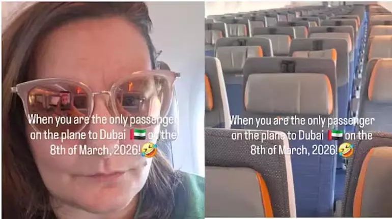 रिगा से दुबई जाने वाली flight में महिला बनी एकमात्र यात्री रिगा से दुबई जाने वाली flight में महिला बनी एकमात्र यात्री