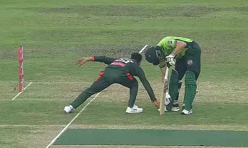 Bizarre Run-out ; पाकिस्तान के कप्तान सलमान अली आगा को रावलपिंडी ट्रैफिक पुलिस ने ट्रोल किया
