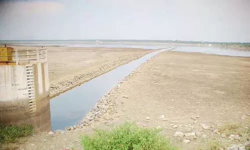 Bugudanahalli झील, जो तुमकुर शहर को पानी की आपूर्ति करती है, सूख रही है