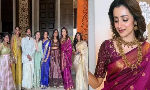 Trisha को पार्थिबन की बेटी के साथ देखा गया... मुंबई की शादी में मचाया धमाल Trisha को पार्थिबन की बेटी के साथ देखा गया... मुंबई की शादी में मचाया धमाल