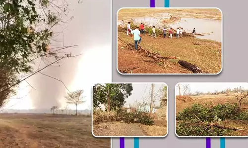 Mayurbhanj में बवंडर से 1 की मौत, दर्जनों घायल, 70 घर क्षतिग्रस्त Mayurbhanj में बवंडर से 1 की मौत, दर्जनों घायल, 70 घर क्षतिग्रस्त