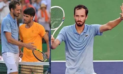 Tennis में चौंकाने वाली हार: कार्लोस अल्काराज़ को दानिल मेदवेदेव ने हराया Tennis में चौंकाने वाली हार: कार्लोस अल्काराज़ को दानिल मेदवेदेव ने हराया