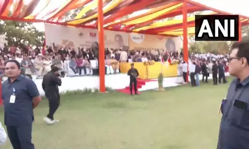 रक्षा मंत्री राजनाथ सिंह ने आदित्य बिड़ला मेमोरियल पोलो कप में लिया हिस्सा