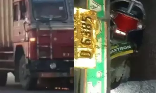LPG से लदे ट्रक ने मारी दो बाइकों और स्कूटी को टक्कर, मौके पर मौत LPG से लदे ट्रक ने मारी दो बाइकों और स्कूटी को टक्कर, मौके पर मौत