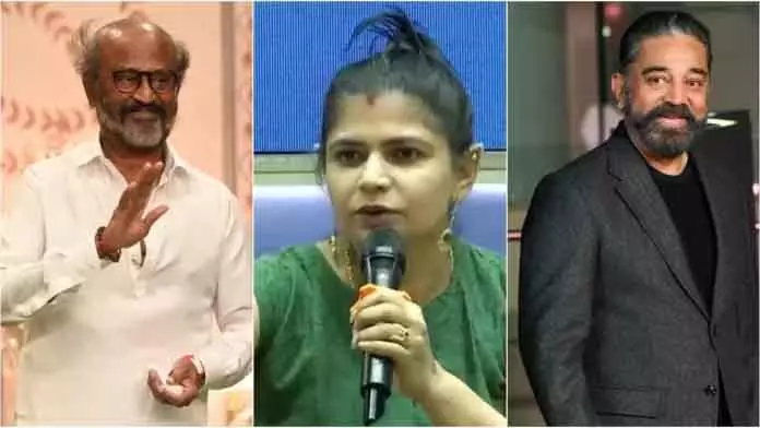 Rajinikanth -कमल के संदेशों पर चिन्मयी का सवाल Rajinikanth -कमल के संदेशों पर चिन्मयी का सवाल