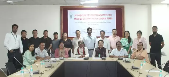 Nagaland : केवीके पेरेन ने 9वीं एसएसी बैठक आयोजित की