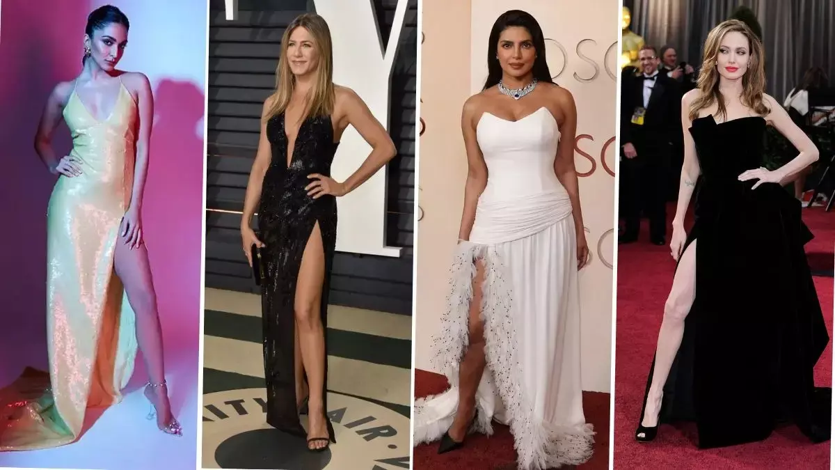 सेलिब्रिटीज़ की तरह Thigh-High Slit Dresses आराम से पहनने के टिप्स सेलिब्रिटीज़ की तरह Thigh-High Slit Dresses आराम से पहनने के टिप्स
