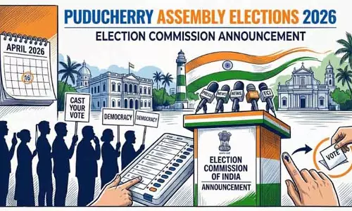 Puducherry  में 9 अप्रैल को चुनाव