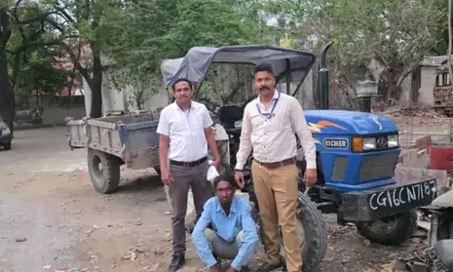 ट्रैक्टर-ट्रॉली की चोरी, कारोबारी की शिकायत पर चोर गिरफ्तार