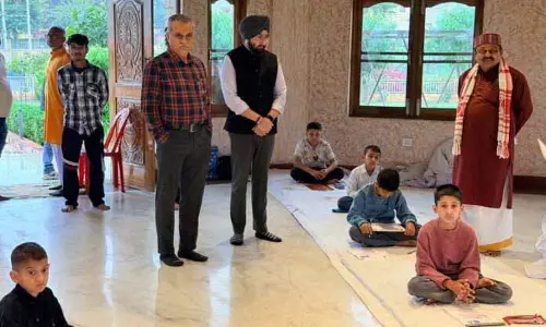Shri Narsingh Dev Sanskrit Gurukul में प्रवेश के लिए प्रवेश परीक्षा घगवाल में आयोजित की गई Shri Narsingh Dev Sanskrit Gurukul में प्रवेश के लिए प्रवेश परीक्षा घगवाल में आयोजित की गई