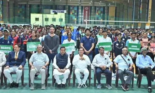 KIIT में यूथ नेशनल वॉलीबॉल चैंपियनशिप का उद्घाटन हुआ KIIT में यूथ नेशनल वॉलीबॉल चैंपियनशिप का उद्घाटन हुआ