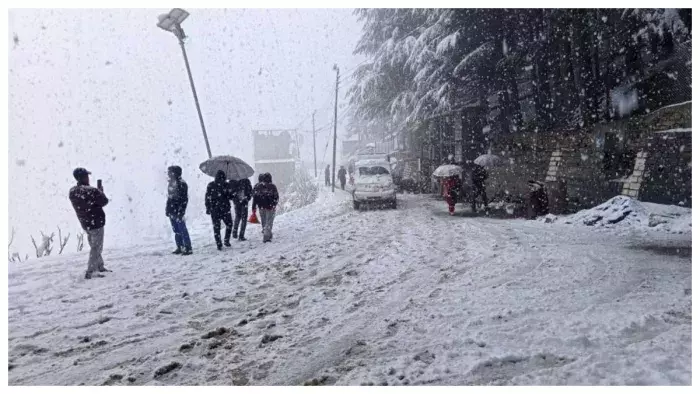 Dharamshala: हिमपात और बारिश से बढ़ी ठंड, कांगड़ा घाटी में हालात कठिन Dharamshala: हिमपात और बारिश से बढ़ी ठंड, कांगड़ा घाटी में हालात कठिन